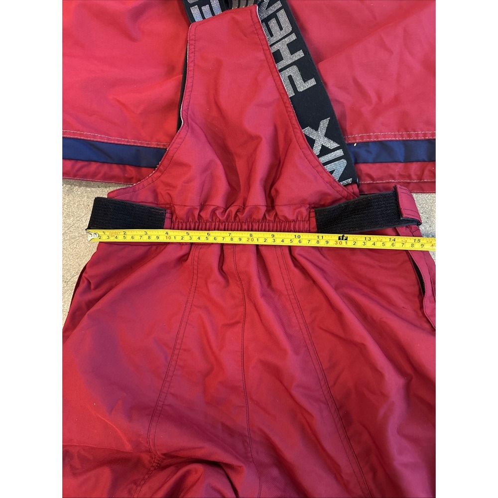 PHENIX Jacket Overalls Set Diaplex Waterproof Technology Size‎ M Red/White Heavy - Picture 10 of 16